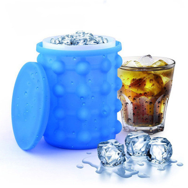 Whiskey Round Barrel 3D Champagne Ice Bucke